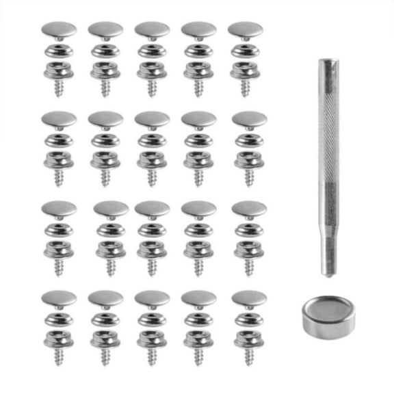 62 Piece Stainless Steel 10mm Fastener Tool Kit For Outdoor Marine Boats Applications Corrosion Resistant Hardware Set