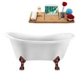 thumbnail image 1 of 62" Streamline N1020BNK-IN-GLD Clawfoot Tub and Tray With Internal Drain, 1 of 7