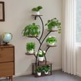 thumbnail image 1 of 62" Tall 8-Tier Plant Stand  3 Timer & 10 Brightness, Metal Shelf for Indoor Plants, 1 of 10