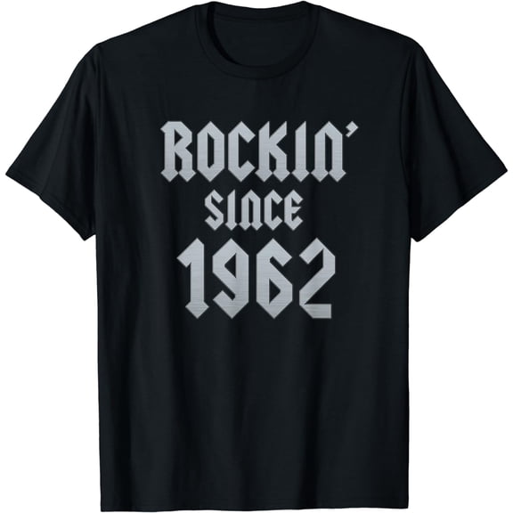 62 Year Old: Classic Rock 1962 62nd Birthday T-Shirt