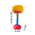 thumbnail image 1 of 62 in Basketball Hoop for Kids, Children's Outdoor Indoor Basketball Hoop Stand Toy, Portable Basketball Hoop for Backyard, Black, 1 of 8