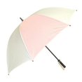 thumbnail image 1 of 62 in. Pink & White Umbrella, 1 of 1