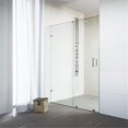 thumbnail image 1 of 62 in. Ryland Frameless Shower Door with 0.375 in. Clear Glass & Stainless Steel Hardware, 1 of 1