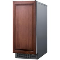 62 lb. Clear Outdoor/Indoor Icemaker (Panel Not Included)- Internal Pump