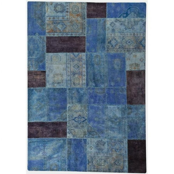 62 x 10 Hand Knotted Contemporary Rug - Lt.Blue