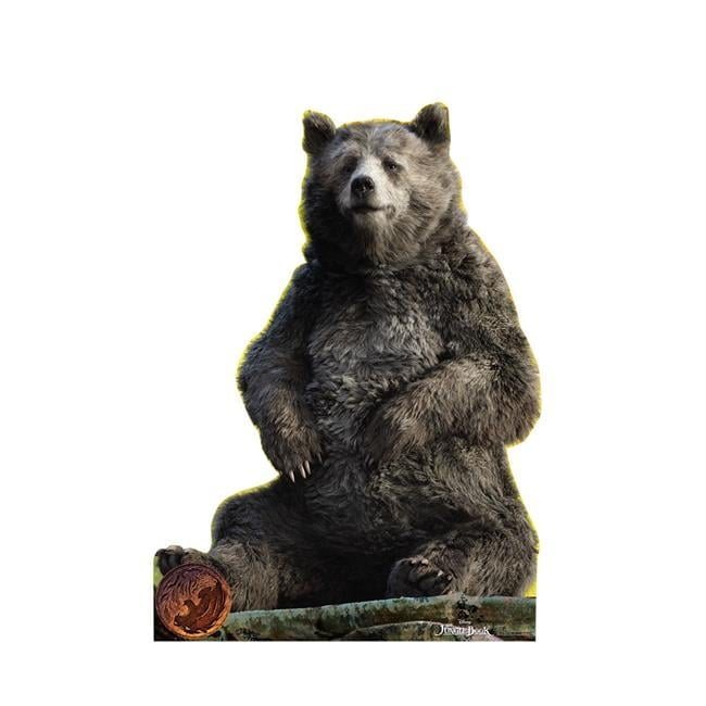 GIFTSGONEWILD 62 x 45 in. Baloo - Disney Live Action The Jungle Book Cardboard Standup