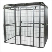A&E Cage 62x62 Walk In Aviary-Material:Metal