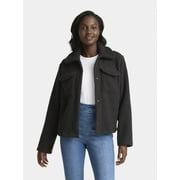 Time and Tru Women's Boucle Trucker Jacket, Midweight, Sizes XS-2X