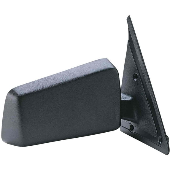 62001G - Fit System Passenger Side Mirror for 85-93 Chevy S10 Blazer, S10 P-U, GMC S15 Jimmy, S15 P-U, Sonoma P-U, Olds. Bravada, black, non-foldaway, Manual Fits select: 1985-1993 CHEVROLET S TRUCK
