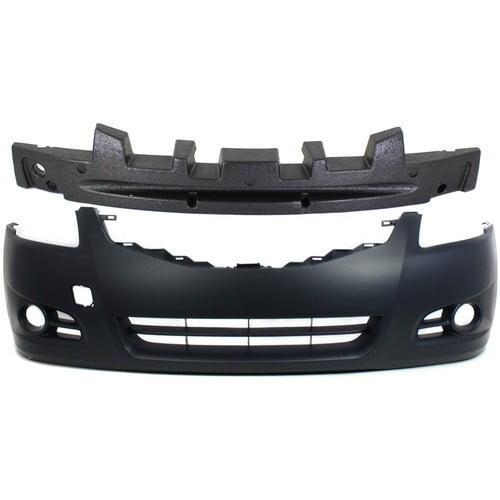 62022ZX00H, 62090ZX00A New Bumper Covers Fascias Set of 2 Front Sedan Pair