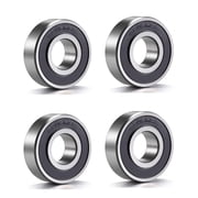 6203-RS Deep Groove Ball Bearings WAFJMAF High Carbon Steel Double Sealed Ball Bearings, Precision Replacement for Automotive Machinery, 4Pack 17mm x 40mm x 12mm