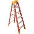 thumbnail image 1 of 6204 Werner Type Ia Fiberglass Stepladder, 4 ft., 1 of 1