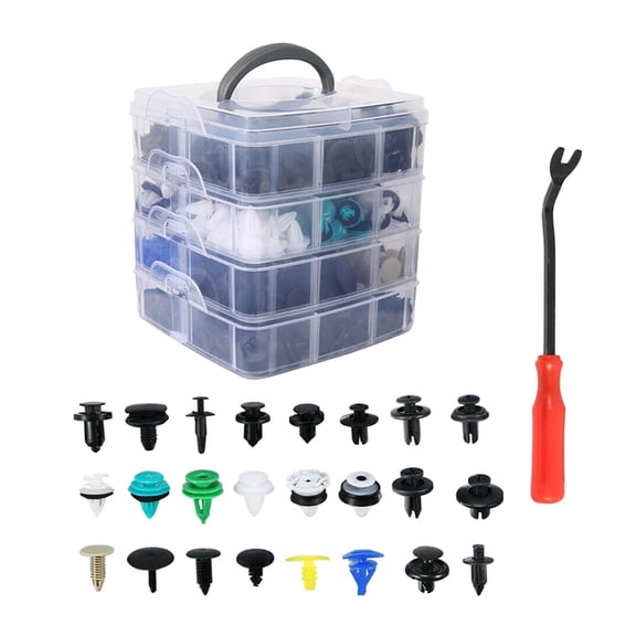620pcs/Set Boxed Car Retainer Clips Auto Bumper Clip Repair Parts Liner
