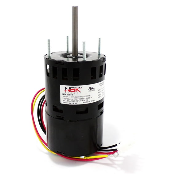 621080 FURNACE DRAFT INDUCER 115V; SINGLE SPEED - EXACT FIT FOR NORDYNE - REPLACEMENT PART BY NBK