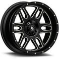 thumbnail image 1 of 621083924N 20 x 10 in. 6 x 5.5 Bolt Pattern 4.5 in. Matte Black & Milled Wheels, Large, 1 of 1