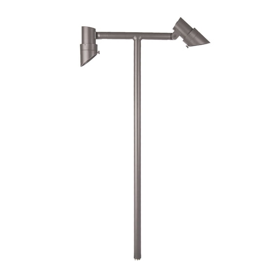 6211-27BZ-WAC Lighting-Mini Accent - 50.2 Inch 12V 14W 2 LED Double Area/Path Light-Bronze Finish-2700 Color Temperature