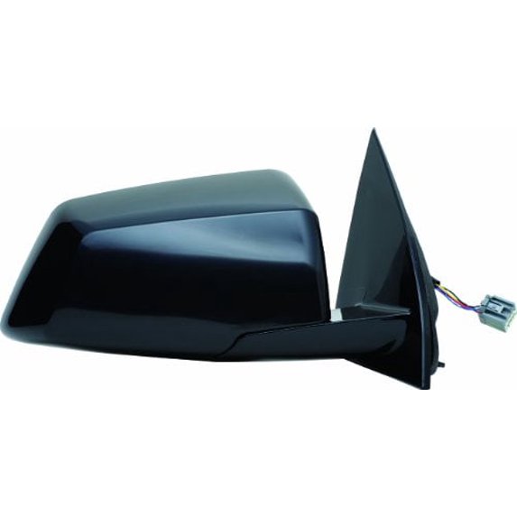 62111G - Fit System Passenger Side Mirror for 07-08 GMC Acadia, Saturn Outlook, 1st design, w/ out turn signal, black, PTM, foldaway, Heated Power