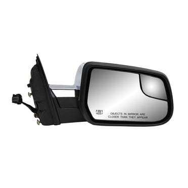 Passenger Side Power Heated Mirror For 2014-2017 Chevy GMC Pickup – Chrome