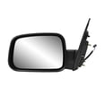 thumbnail image 1 of 62184G - Fit System Driver Side Mirror for 06-11 Chevrolet HHR Wagon, textured black w/ satin silver cover, foldaway, Power, 1 of 2