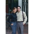 thumbnail image 1 of 622 Long Sleeve Performance Brushed Twill Shirt, Black, 4XL, 1 of 1