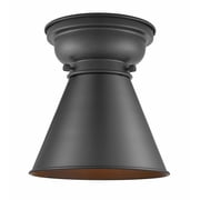 623-1F-BK-M13-BK-LED-Innovations Lighting-Appalachian - 3.5W 1 LED Flush Mount In Traditional Style-7.53 Inches Tall and 8 Inches Wide Matte Black