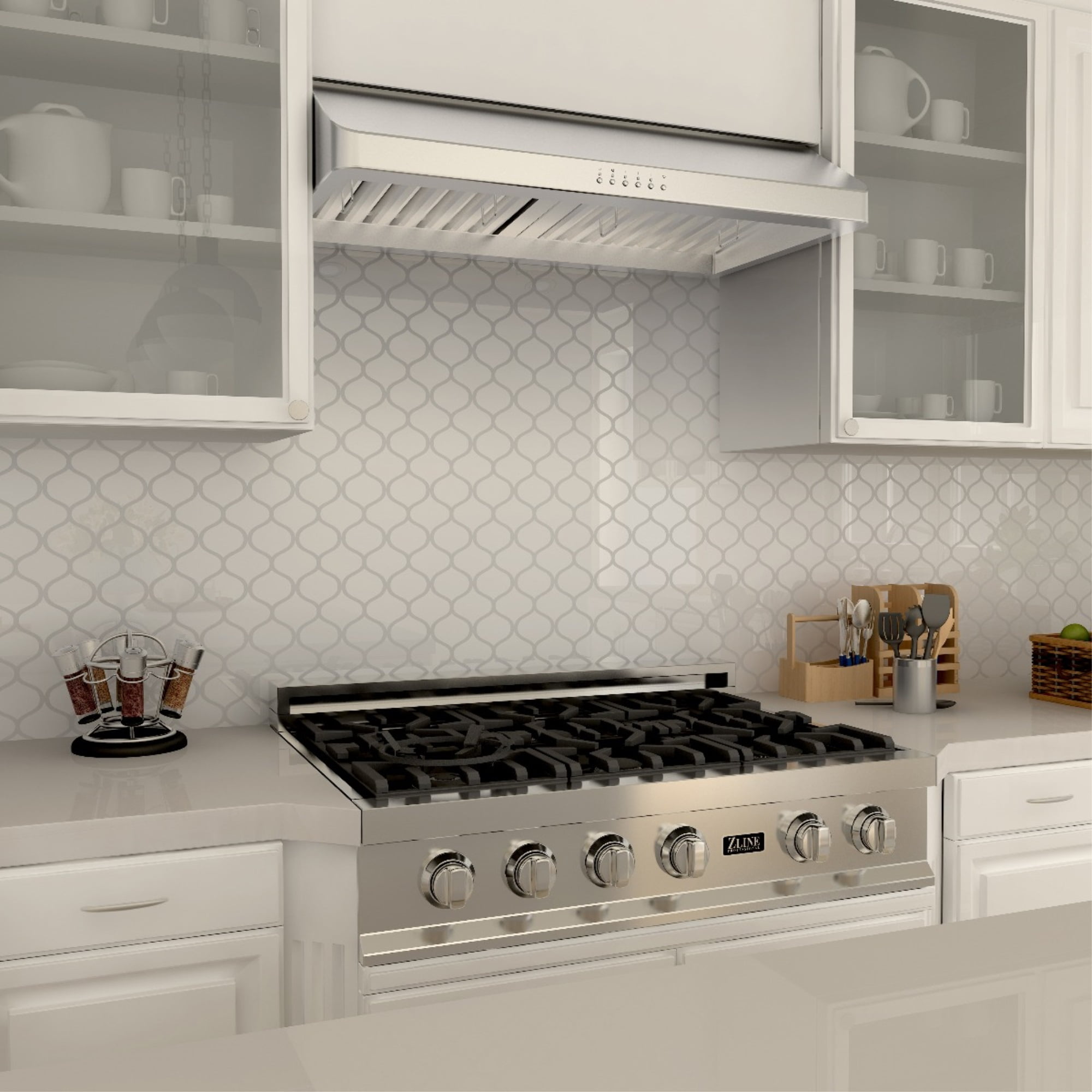 36" Brushed Stainless Steel Convertible Under Cabinet Range Hood