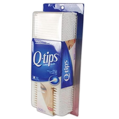 623181 Q-Tips Cotton Swab, .. .. Standard, White, 500 .. Count .. (Pack of .. 1)