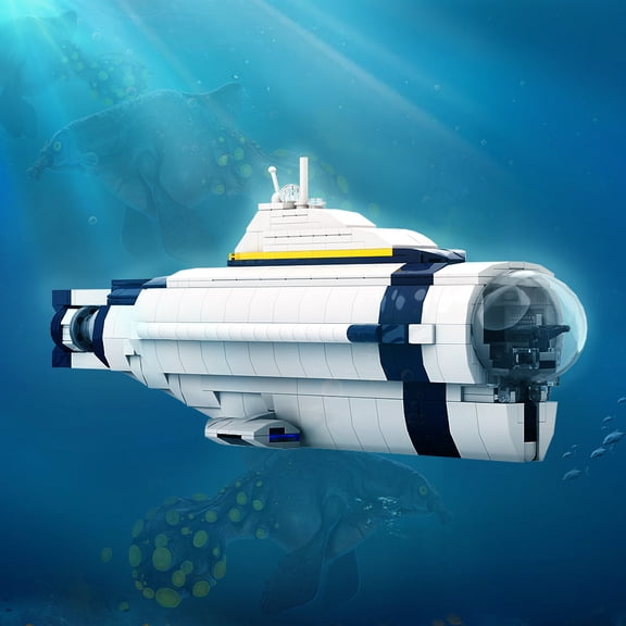 623pcs Deep Sea Explorer Submarine Building Blocks Model Toys