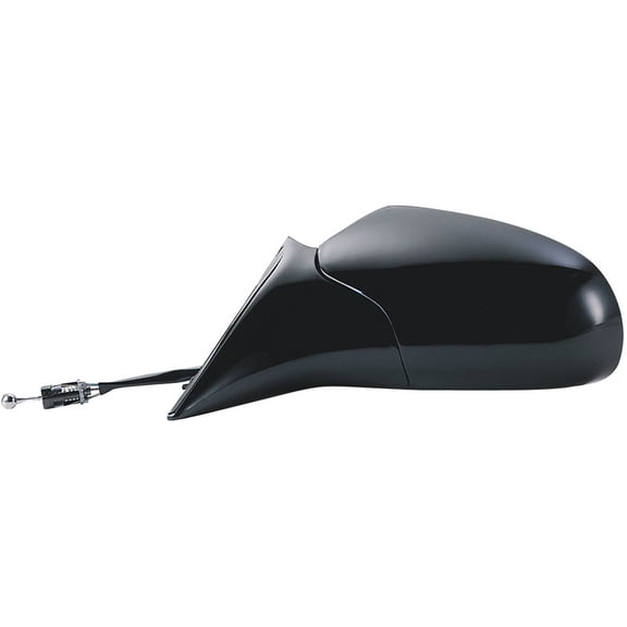 62510G - Fit System Driver Side Mirror for 95-96 Buick Roadmaster Sedan, Roadmaster Wagon, Chevy Caprice Sedan, black, foldaway, Manual Remote Fits select: 1995-1996 CHEVROLET CAPRICE