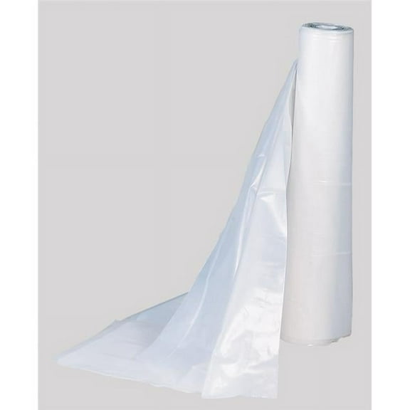 ProtectionPro Polyethylene Sheeting - 4 Mil, Transparent - 10 x 100 Ft, Clear