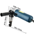 thumbnail image 1 of 625W Sheet Metal Nibbler Cutter, 0.16in/4mm Capacity, 1000RPM, w/Storage Case & Blades – for Stainless Steel, Aluminium – 110V Electric Nibbler Tool, 1 of 11