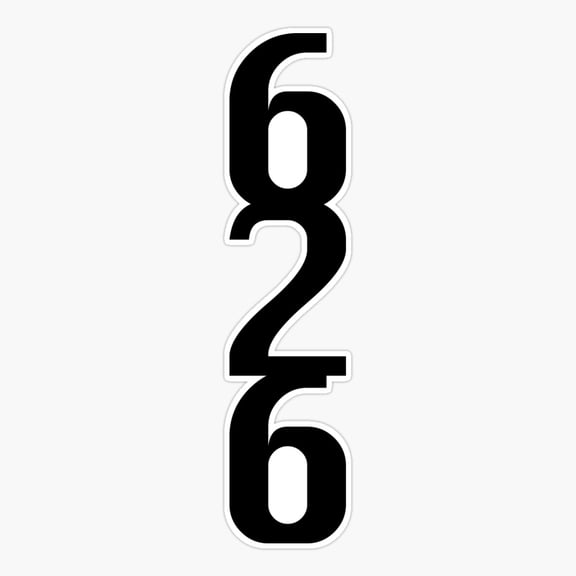 626 Area Code Local Style Sticker