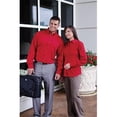 thumbnail image 1 of 626 Mens Long Sleeve Non Stick Surface Soil Release Woven Shirt, Navy, 2XL, 1 of 1