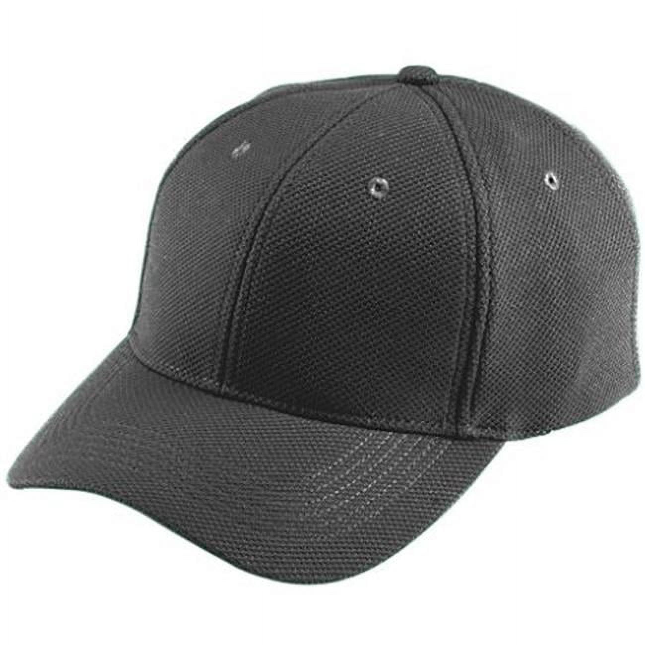 6265A Adjustable Wicking Mesh Cap, Black - All