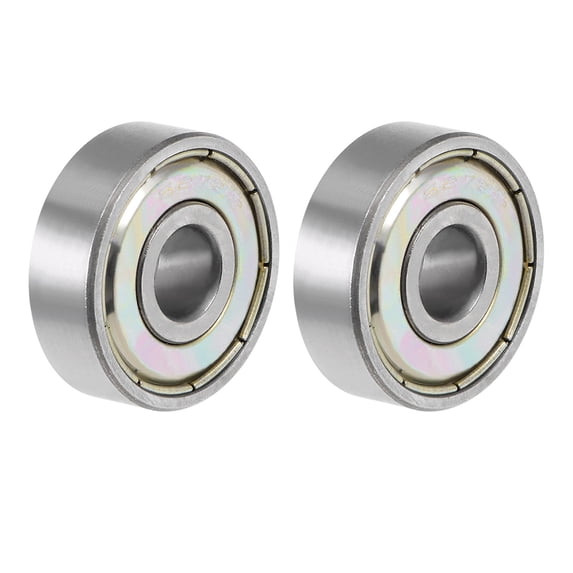 627ZZ Deep Groove Ball Bearing, 7x22x7mm Double Shielded ABEC-1 Bearings 2-Pack