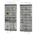 thumbnail image 1 of 6283-4895 13.5 W x 28.5 H Grey Hanging Jewelry Organizer, 1 of 5