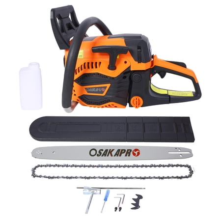 62CC Gas Chainsaw 20 Inch - 2-Cycle Petrol Chainsaw for Wood Cutting - EPA Compliant