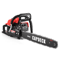 thumbnail image 1 of 62CC High-power gasoline chainsaw, classic black-red design, strong cutting power, 1 of 1
