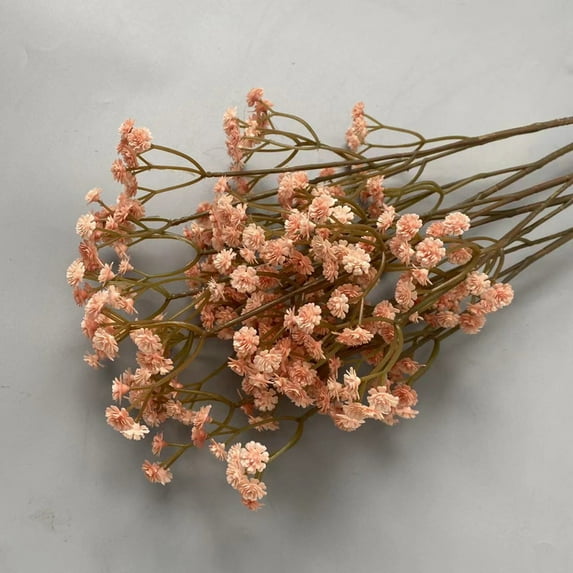 62CM/pc 81 High Quality Small Flowers Autumn Color Feel Soft Rubber Gypsophila Dry Flower 6 Color PVC Bouquet Home Garden Decor
