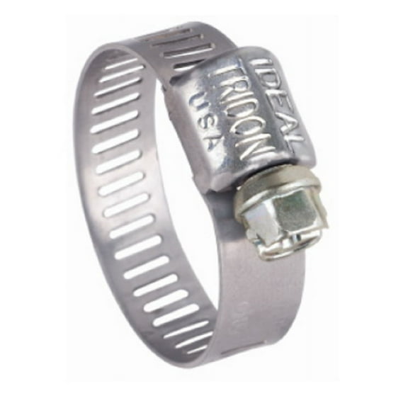 62M12 Ideal Micro Gear Stainless Steel Clamps, .69"-1.25" Diameter, Box of 10