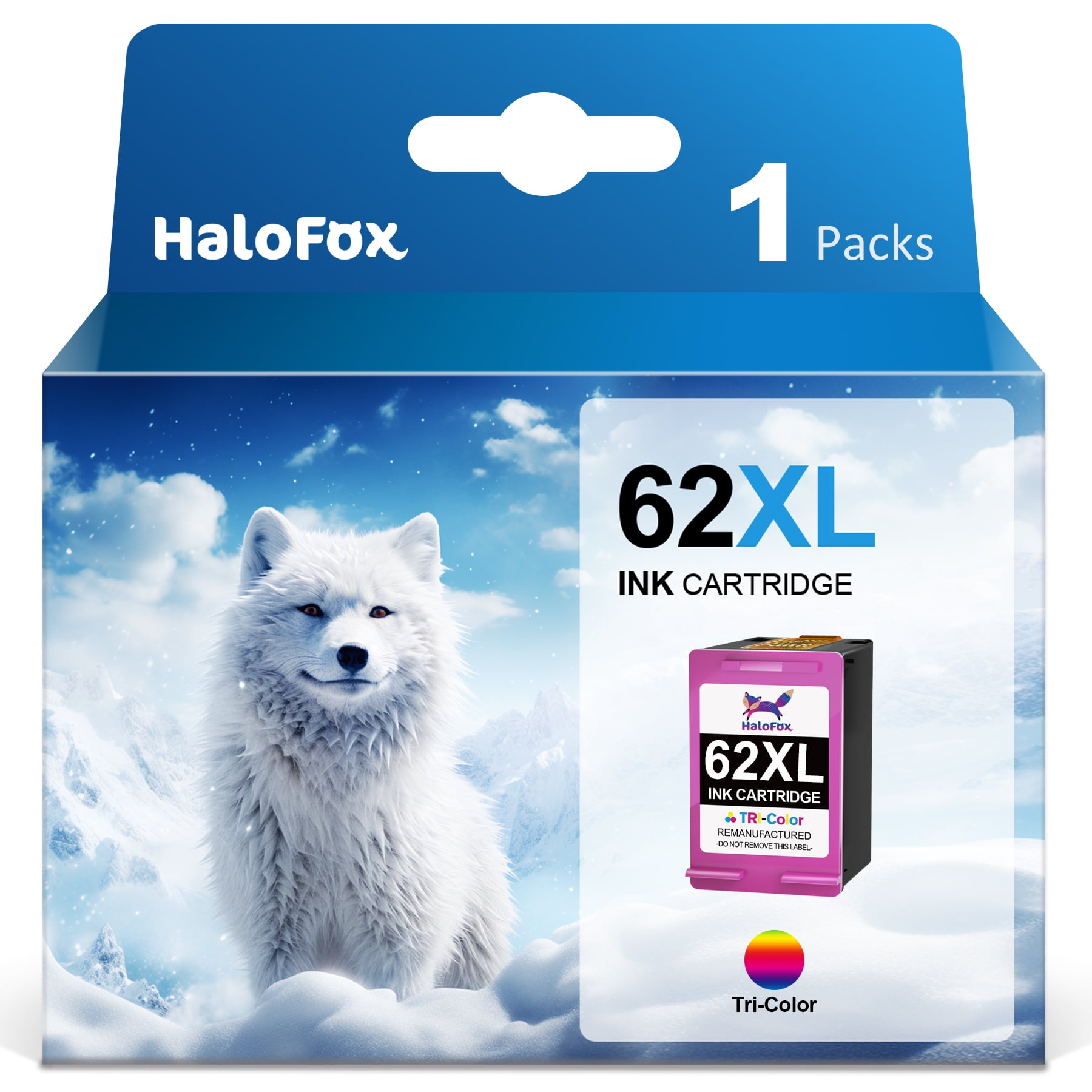 HP 62XL TriColor Ink Cartridge for Envy 5540/5640/5660/7644, OfficeJet