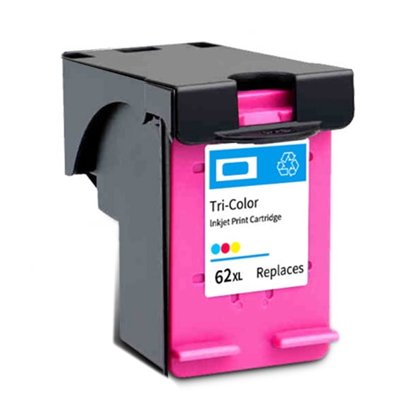 HP 62XL Ink Cartridges High Yield Black and Color for HP Printers