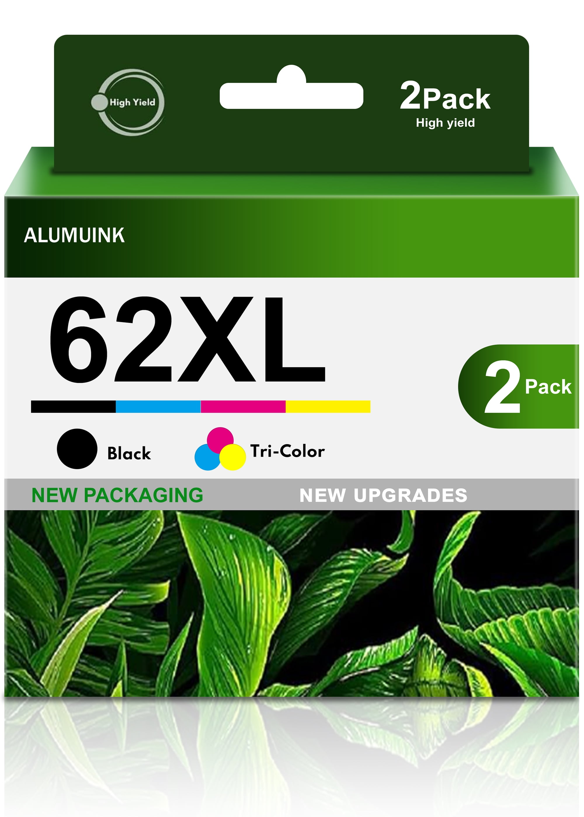 62XL Ink Cartridge Combo Pack Ink Cartridge Replacement for HP Ink 62 ...