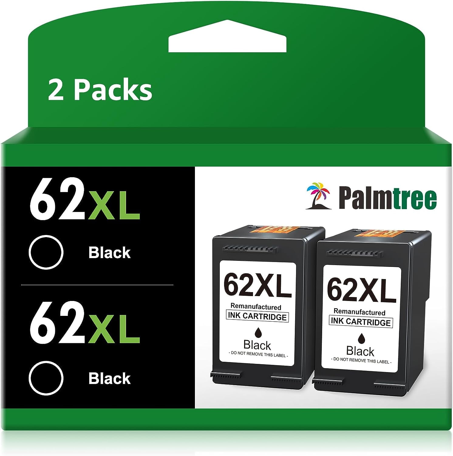 62XL Ink Cartridges Black Replacement For HP 62XL Black Ink Cartridge   62XL Ink Cartridges Black Replacement HP Cartridge 62 XL High Yield Work Envy 7640 7645 5660 5540 OfficeJet 5740 8040 200 250 Series Printer 2 Black 735603af 46cd 4a43 A10e 8c52555f1343.b1d5de56ec3b9880fa23481809937391 