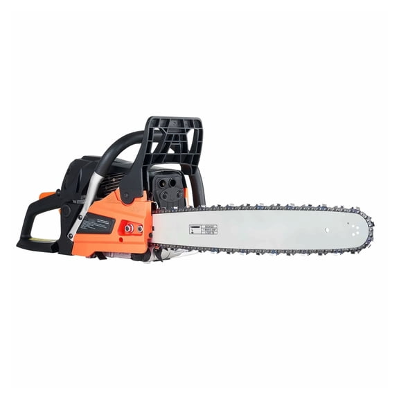 62cc 20-Inch Gas Chainsaw, 3.8HP Chain Saw, Powerful Gas Powered Chainsaw with Non-Slip Handle for Wood Cutting, Tree Trimming, Land Clearing