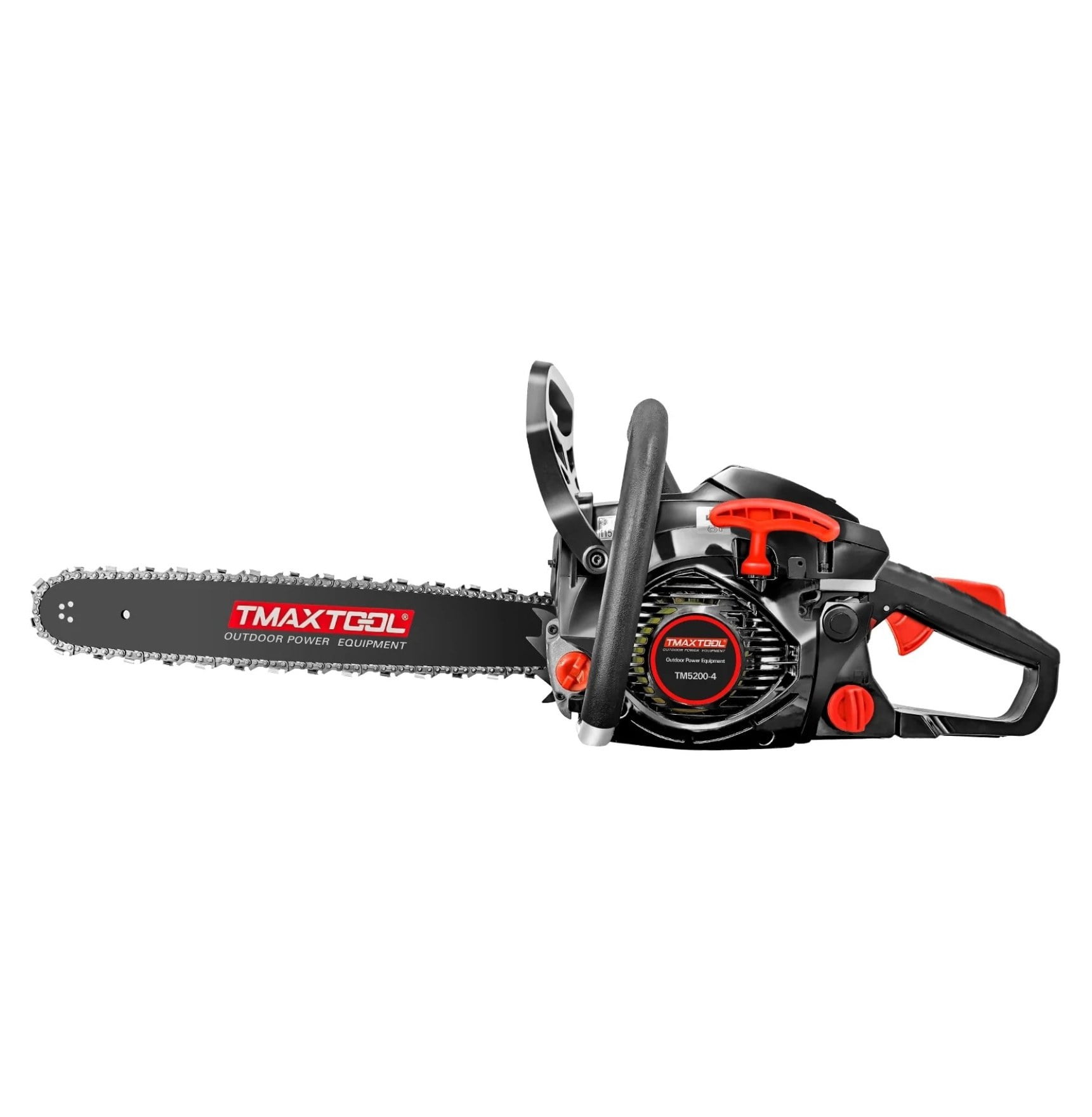 62cc Gas Chainsaw 20 Inch - Powerful 2 Stroke Chainsaw for Pruning, Limbing, and Sawmill Work - Black