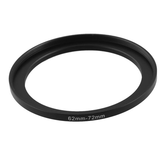 62mm-72mm Camera Lens Filter Step Up Ring Adapter Metal Camera Parts 1pc Black