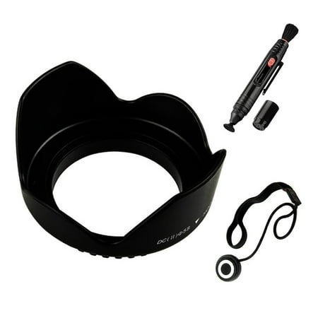 62mm Digital Pro UltraPro PREMIUM Digital Tulip Flower Lens Hood Bundle, Includes Flower Tulip Lens Hood + Lens Cleaning Pen + Lens Cap Keeper. For the Sony DSC-RX10 Digital Camera