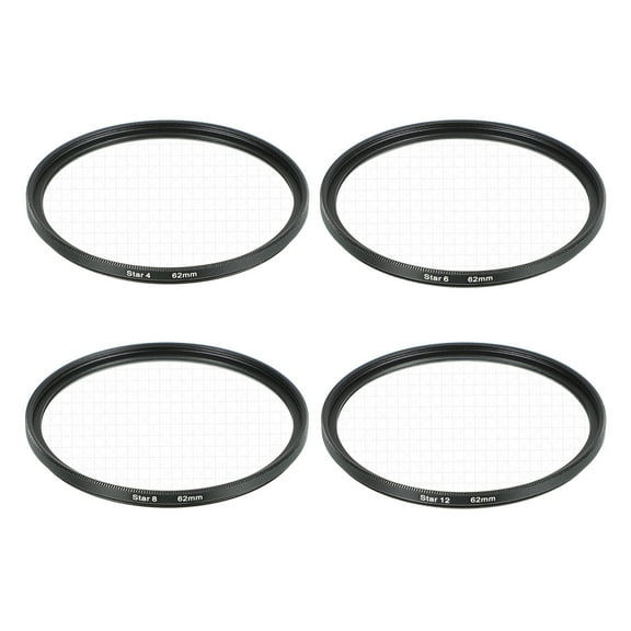 62mm Star Filter, Starburst Filter for Camera Lens Starlight Effect