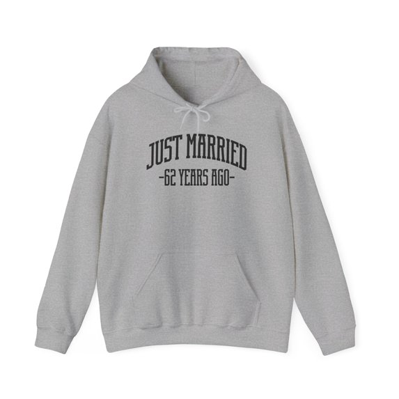 62nd Anniversary 62 Years Wedding Married Hoodie, Gifts, Hooded Sweatshirt